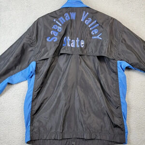 Vintage Nike Windbreaker Unisex Size M Saginaw Valley State Hidden Hood …